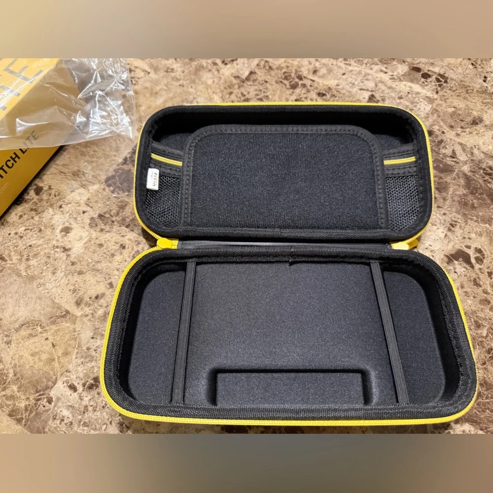Switch Lite Carry Case - Black and Yellow